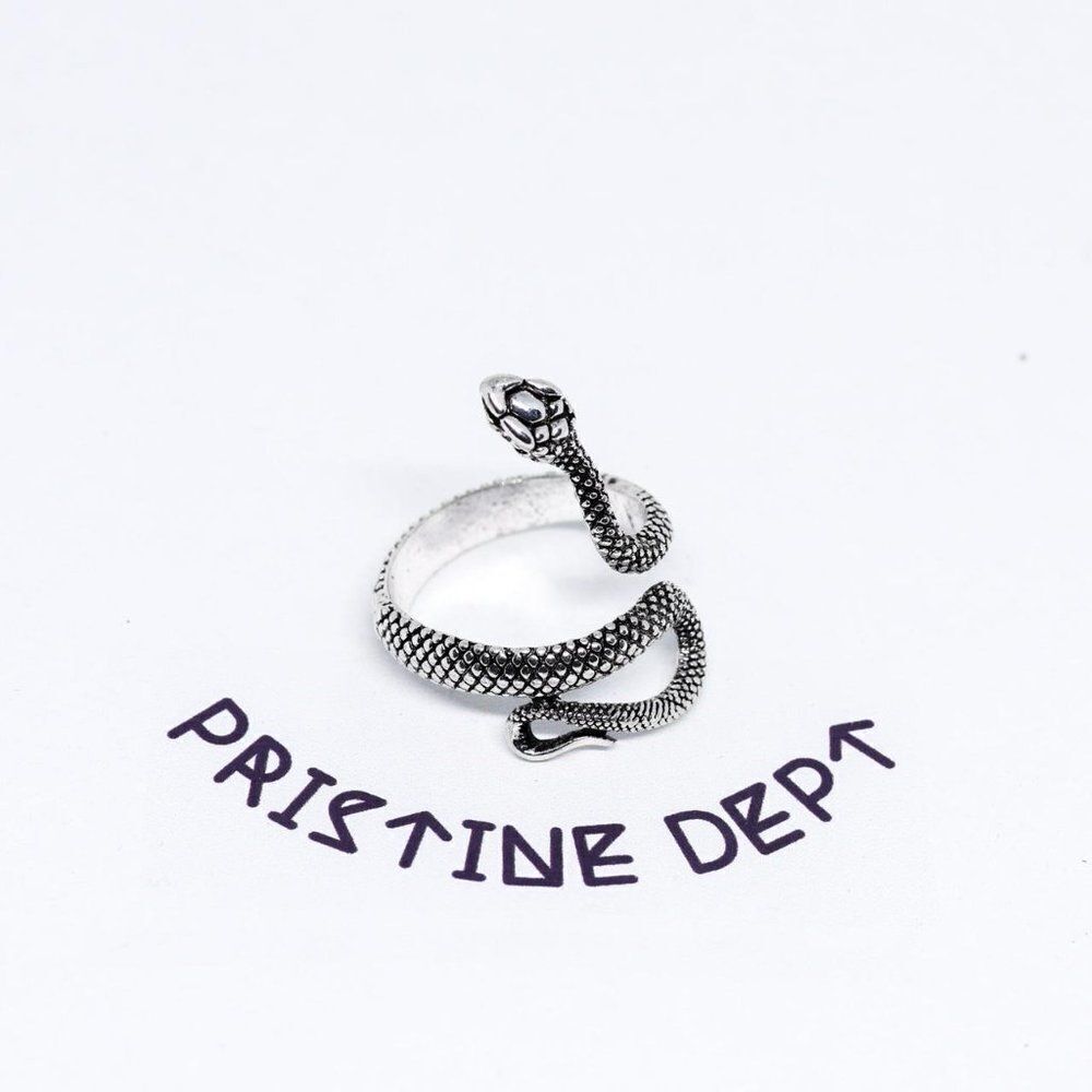RING - Silver Snake Ring - Picture 2 of 2